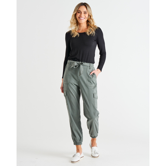 Betty Basics Canterbury Cargo Pant Pants Mainly Casual Womens Clothing Stocking Your 