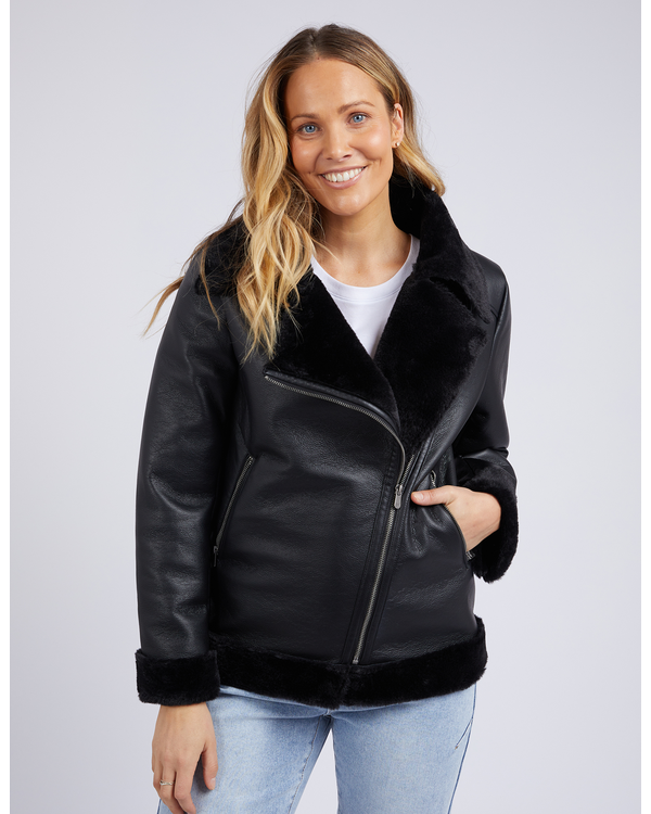 FOXWOOD MOTO SHEARLING JACKET