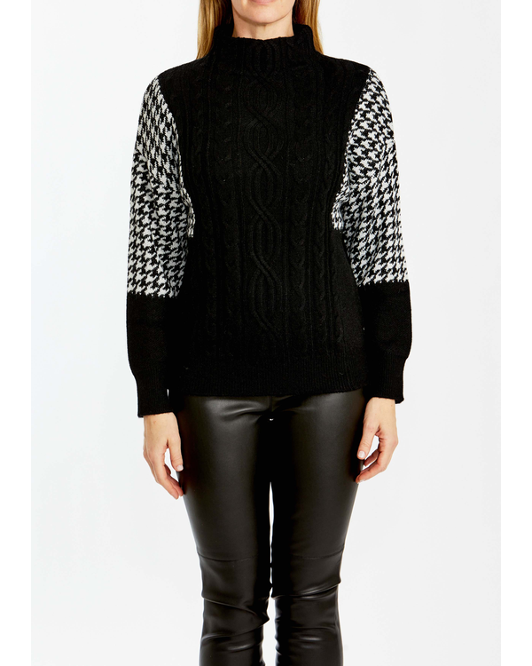 PINGPONG HOUNSTOOTH JUMPER