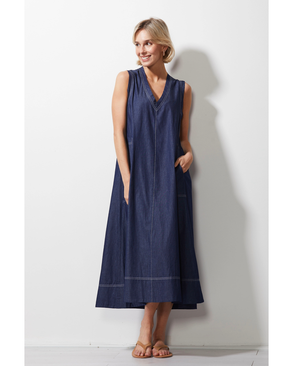 ZAKET & PLOVER DENIM DRESS