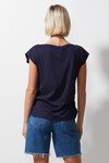 ZAKET & PLOVER COWL NECK T SHIRT