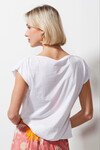 ZAKET & PLOVER COWL NECK T SHIRT