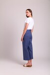 FOIL WIDE LEG TROUSERS