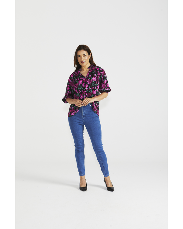 BETTY BASICS CECILIA BLOUSE