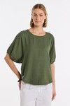 MARCO POLO CIRCLE SLEEVE TOP