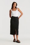 RIDERS HI MIDI SKIRT