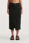 RIDERS HI MIDI SKIRT