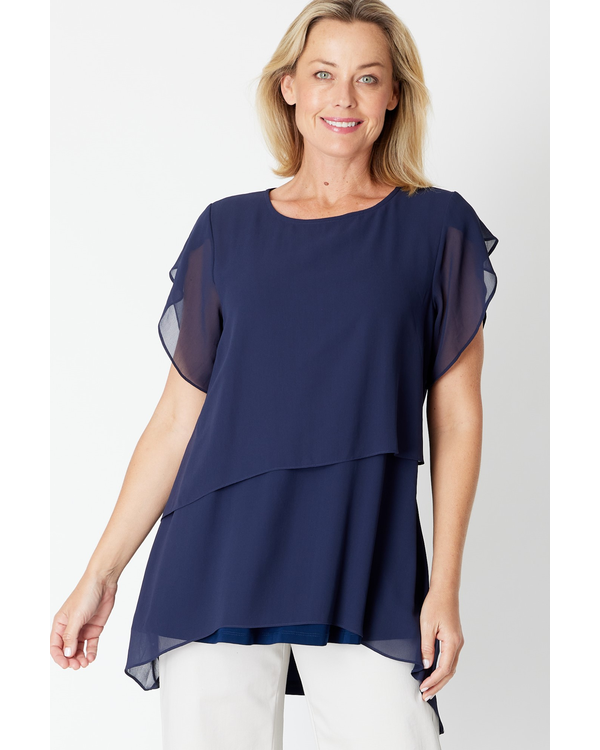 CORDELIA ST CHIFFON TOP