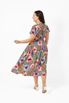 BOHO WILD PETAL MIDI DRESS