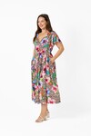 BOHO WILD PETAL MIDI DRESS