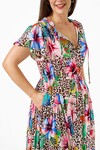 BOHO WILD PETAL MIDI DRESS