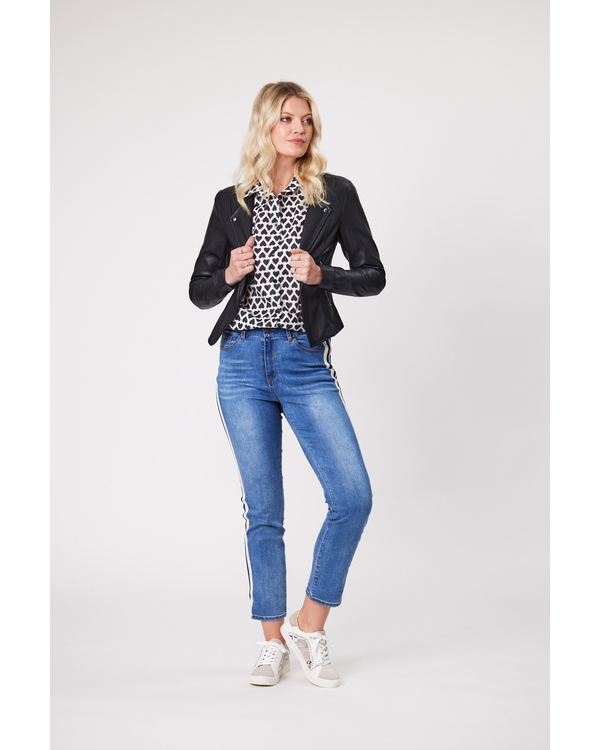 LEMON TREE MIKA FAUX LEATHER JACKET