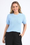 FOXWOOD BLAIR SHORT SLEEVE KNIT TOP